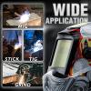 image:imageYESWELDER Auto Darkening Welding Helmet Blue Light Blocking 1111 True Color Solar Powered Welding Hood with 2 Arc Sensors Wide Shade 35913 Welder Mask for TIG MIG ARC and GrindLYGL600ASL