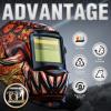 image:imageYESWELDER Auto Darkening Welding Helmet Blue Light Blocking 1111 True Color Solar Powered Welding Hood with 2 Arc Sensors Wide Shade 35913 Welder Mask for TIG MIG ARC and GrindLYGL600AFD