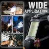 image:imageYESWELDER Auto Darkening Welding Helmet Blue Light Blocking 1111 True Color Solar Powered Welding Hood with 2 Arc Sensors Wide Shade 35913 Welder Mask for TIG MIG ARC and GrindLYGL600AW