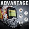 image:imageYESWELDER Auto Darkening Welding Helmet Blue Light Blocking 1111 True Color Solar Powered Welding Hood with 2 Arc Sensors Wide Shade 35913 Welder Mask for TIG MIG ARC and GrindLYGL600ASL