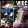image:imageYESWELDER Auto Darkening Welding Helmet Blue Light Blocking 1111 True Color Solar Powered Welding Hood with 2 Arc Sensors Wide Shade 35913 Welder Mask for TIG MIG ARC and GrindLYGL600APK