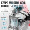 image:imageYESWELDER Auto Darkening Welding Helmet with Rechargeable Fan and Light 393X366Large View 1111 True Color 4 Arc Sensor Solar Powered Welding Hood 359913 Wide Shade Weld Mask LYG30800HLYG30800H