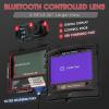 image:imageYESWELDER Flipup Auto Darkening Welding Helmet Bluetooth Remote Control True Color 4 Arc Sensors Wide Shade 459913 Welder Mask for TIG MIG ARC CUT and Grind