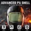 image:imageYESWELDER Intelligent AutoAdjustment AutoDarkening Welding Helmet 180 Panoramic View True Color 1111 Internal Digital Display Wide Shade 348914 for MIGTIGStickTackGrindCutWide View AutoShade