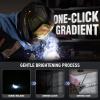 image:imageYESWELDER Intelligent AutoAdjustment AutoDarkening Welding Helmet 180 Panoramic View True Color 1111 Internal Digital Display Wide Shade 348914 for MIGTIGStickTackGrindCutPanoramic View AutoShade