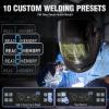image:imageYESWELDER Intelligent AutoAdjustment AutoDarkening Welding Helmet 180 Panoramic View True Color 1111 Internal Digital Display Wide Shade 348914 for MIGTIGStickTackGrindCutWide View AutoShade