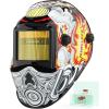 image:imageYESWELDER Auto Darkening Welding Helmet Blue Light Blocking 1111 True Color Solar Powered Welding Hood with 2 Arc Sensors Wide Shade 35913 Welder Mask for TIG MIG ARC and GrindLYGL600ASL