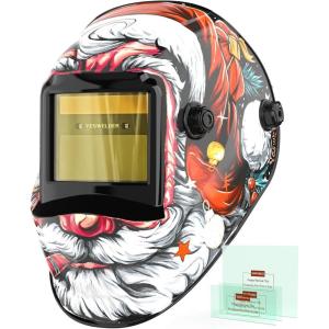 image:imageYESWELDER Auto Darkening Welding Helmet Blue Light Blocking 1111 True Color Solar Powered Welding Hood with 2 Arc Sensors Wide Shade 35913 Welder Mask for TIG MIG ARC and GrindLYGL600ASC