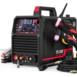 image:imageYESWELDER CT520 Tig Welder amp Plasma Cutter 5In1 CUTHF TIGPulse TIGSpot WeldingStick 200A TIG and Stick amp 50A Plasma Cutting 110220V Dual Voltage Multifunctional Welding MachineCT520