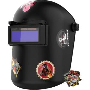 image:imageYESWELDER Lightweight Durable Flip Front Welding Helmet Sugar Scoop Pipeline Welding Hood Welding maskAuto Darkening Mask