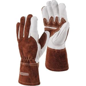 image:imageYESWELDER TIG Welding GlovesCowhide Leather Flexible 12 482 Specific HeatFire Resistant Glove for WelderMen WomenMLXL