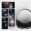 image:imageYESWELDER True Color Auto Darkening Welding Goggles Wide Shade Range 459913 with Grinding Welding Glasses Welder Mask Welding Helmet for TIG MIG ARC Plasma CutBlack