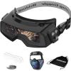 image:imageYESWELDER True Color Auto Darkening Welding Goggles Wide Shade Range 459913 with Grinding Welding Glasses Welder Mask Welding Helmet for TIG MIG ARC Plasma CutCyberpunk