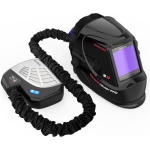 image:imageYESWELDER Powered Air Purifying Respirator Auto Darkening Welding Helmet LYGQ800D Welder HoodM800H