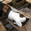 image:imageYESWELDER Hand Heat Shield Welding Hand Shield Split Cowhide Leather Aluminized Back Welding Hand Pad for Welder