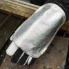 image:imageYESWELDER Hand Heat Shield Welding Hand Shield Split Cowhide Leather Aluminized Back Welding Hand Pad for Welder