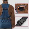 image:imageYESWELDER Leather Welding Apron with Sleeve and 6 Pockets Heat Flame Resistant Cowhide Welder Apron Brown