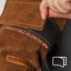image:imageYESWELDER Leather Welding Sleeves HeatampFlame Resistant Arm Protection Work Sleeves for Men and Women