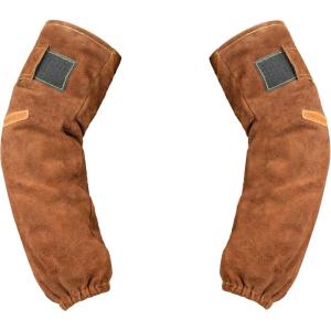 image:imageYESWELDER Leather Welding Sleeves HeatampFlame Resistant Arm Protection Work Sleeves for Men and Women