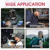 image:imageYESWELDER Reversible Welding Cap with Elastic Retractable Band Skull Style 260g Fireproof Martin outer fabric amp 100 cotton lining HeatResistant Protective Welders Cap Available for Man or WomanBlack white