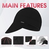 image:imageYESWELDER Reversible Welding Cap with Elastic Retractable Band Skull Style 260g Fireproof Martin outer fabric amp 100 cotton lining HeatResistant Protective Welders Cap Available for Man or WomanAll Black