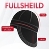 image:imageYESWELDER Reversible Welding Cap with Elastic Retractable Band Skull Style 260g Fireproof Martin outer fabric amp 100 cotton lining HeatResistant Protective Welders Cap Available for Man or WomanBlack