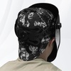 image:imageYESWELDER Reversible Welding Cap with Elastic Retractable Band Skull Style 260g Fireproof Martin outer fabric amp 100 cotton lining HeatResistant Protective Welders Cap Available for Man or WomanBlack white