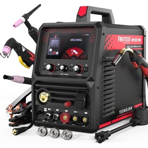 image:imageYESWELDER MP200PRO 9in1 Welder amp Plasma Cutter Combo MIGPulse MIGFlux CoreLift TIGPulse TIGStickPulse StickCUTSpool Gun UserFriendly 7 LCD Screen 120V240V Welding MachineMP200PRO