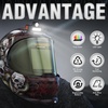 image:imageYESWELDER Auto Darkening Welding Helmet with SIDE VIEW and LED 180 Panoramic View 1111 True Color Solar Powered Welder Hood Wide Shade 359913 Welder Mask for TIG MIG ARC CUT and GRINDLYGQ800DSSLED