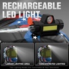 image:imageYESWELDER Auto Darkening Welding Helmet with SIDE VIEW and LED 180 Panoramic View 1111 True Color Solar Powered Welder Hood Wide Shade 359913 Welder Mask for TIG MIG ARC CUT and GRINDLYGQ800DBELED