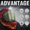 image:imageYESWELDER Auto Darkening Welding Helmet with SIDE VIEW and LED 180 Panoramic View 1111 True Color Solar Powered Welder Hood Wide Shade 359913 Welder Mask for TIG MIG ARC CUT and GRINDLYGQ800DFS