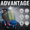 image:imageYESWELDER Auto Darkening Welding Helmet with SIDE VIEW and LED 180 Panoramic View 1111 True Color Solar Powered Welder Hood Wide Shade 359913 Welder Mask for TIG MIG ARC CUT and GRINDLYGQ800DBELED