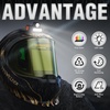 image:imageYESWELDER Auto Darkening Welding Helmet with SIDE VIEW and LED 180 Panoramic View 1111 True Color Solar Powered Welder Hood Wide Shade 359913 Welder Mask for TIG MIG ARC CUT and GRINDLYGQ800DBLLED