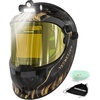 image:imageYESWELDER Auto Darkening Welding Helmet with SIDE VIEW and LED 180 Panoramic View 1111 True Color Solar Powered Welder Hood Wide Shade 359913 Welder Mask for TIG MIG ARC CUT and GRINDLYGQ800DBLLED