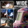 image:imageYESWELDER Auto Darkening Welding Helmet 1111 True Color Solar Powered Welding Hood with 2 Arc Sensors Blue Light Blocking Welder Mask for TIG MIG ARC and GrindLYGL600APK
