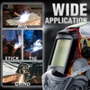 image:imageYESWELDER Auto Darkening Welding Helmet 1111 True Color Solar Powered Welding Hood with 2 Arc Sensors Blue Light Blocking Welder Mask for TIG MIG ARC and GrindLYGL600ASL
