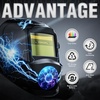 image:imageYESWELDER Auto Darkening Welding Helmet 1111 True Color Solar Powered Welding Hood with 2 Arc Sensors Blue Light Blocking Welder Mask for TIG MIG ARC and GrindLYGL600AA