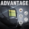 image:imageYESWELDER Auto Darkening Welding Helmet 1111 True Color Solar Powered Welding Hood with 2 Arc Sensors Blue Light Blocking Welder Mask for TIG MIG ARC and GrindLYGL600AQ