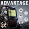 image:imageYESWELDER Auto Darkening Welding Helmet 1111 True Color Solar Powered Welding Hood with 2 Arc Sensors Blue Light Blocking Welder Mask for TIG MIG ARC and GrindLYGL600ASS