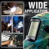 image:imageYESWELDER Auto Darkening Welding Helmet 1111 True Color Solar Powered Welding Hood with 2 Arc Sensors Blue Light Blocking Welder Mask for TIG MIG ARC and GrindLYGL600ASW
