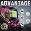 image:imageYESWELDER Auto Darkening Welding Helmet 1111 True Color Solar Powered Welding Hood with 2 Arc Sensors Blue Light Blocking Welder Mask for TIG MIG ARC and GrindLYGL600ABG