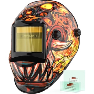 image:imageYESWELDER Auto Darkening Welding Helmet 1111 True Color Solar Powered Welding Hood with 2 Arc Sensors Blue Light Blocking Welder Mask for TIG MIG ARC and GrindLYGL600AFD