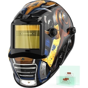 image:imageYESWELDER Auto Darkening Welding Helmet 1111 True Color Solar Powered Welding Hood with 2 Arc Sensors Blue Light Blocking Welder Mask for TIG MIG ARC and GrindLYGL600AMC
