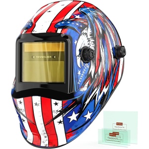 image:imageYESWELDER Auto Darkening Welding Helmet 1111 True Color Solar Powered Welding Hood with 2 Arc Sensors Blue Light Blocking Welder Mask for TIG MIG ARC and GrindLYGL600AEF
