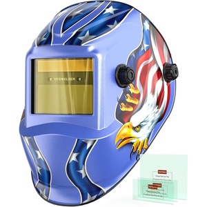 image:imageYESWELDER Auto Darkening Welding Helmet 1111 True Color Solar Powered Welding Hood with 2 Arc Sensors Blue Light Blocking Welder Mask for TIG MIG ARC and GrindLYGL600ABE