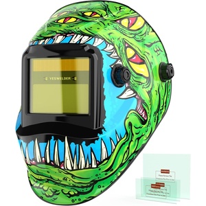 image:imageYESWELDER Auto Darkening Welding Helmet 1111 True Color Solar Powered Welding Hood with 2 Arc Sensors Blue Light Blocking Welder Mask for TIG MIG ARC and GrindLYGL600AME