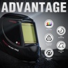 image:imageYESWELDER Auto Darkening Welding Helmet with Blue Light Blocking Large View 393x366 Inch True Color 1111 Optical Clarity Shade 359913 Solar Powered 4 Arc SensorsLYGM800H