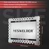 image:imageYESWELDER Wet Film Thickness Gauge Comb 180 Mil Scale  high quality Aluminum corrosionresistant Compact coating gauge for paints varnishes resins and gel coatsAluminum Thickness Gauge Comb