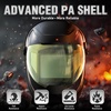 image:imageYESWELDER AutoShade Welding Helmet Internal Digital Control 180 View  three sides autodarkening 1111 true color auto adjust 5 arc sensors shade 348914 customized memory presetsBlack