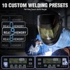 image:imageYESWELDER AutoShade Welding Helmet Internal Digital Control 180 View  three sides autodarkening 1111 true color auto adjust 5 arc sensors shade 348914 customized memory presetsBlack